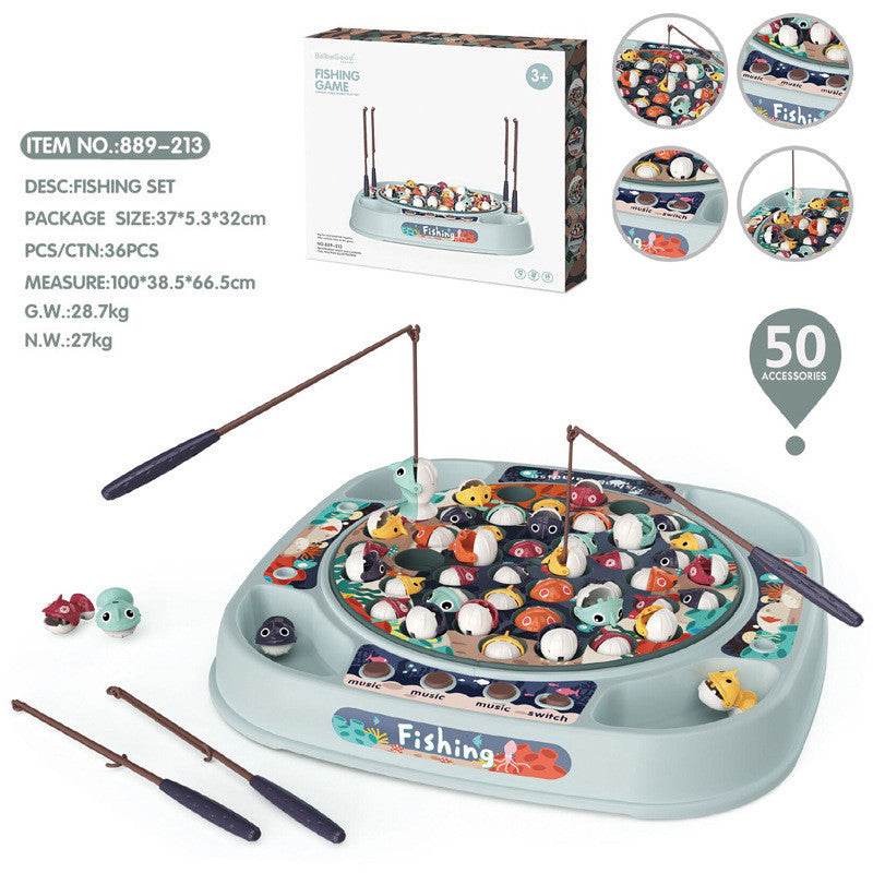Simulation Baby Fishing Toy Children's Electric Rotating - Here2Save