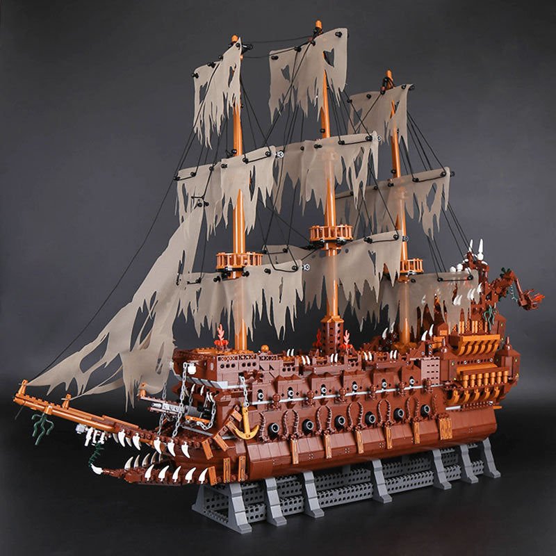 The Pirates Of the Caribbean Flying Dutchman Assembled Model Building Blocks