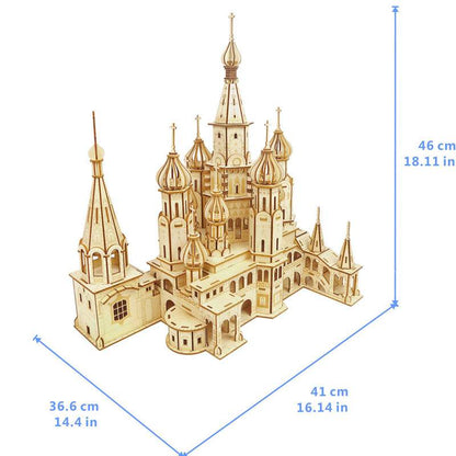 Three-Dimensional Puzzle Model Of Saint Basil's Cathedral - Here2Save