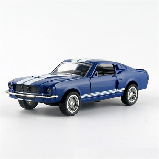 Mustang  Door Pull Back Alloy Car Alloy Toy Car Model