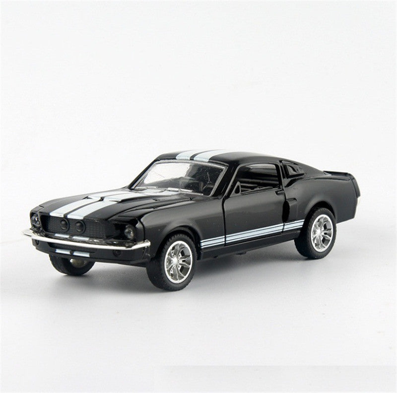 Mustang  Door Pull Back Alloy Car Alloy Toy Car Model