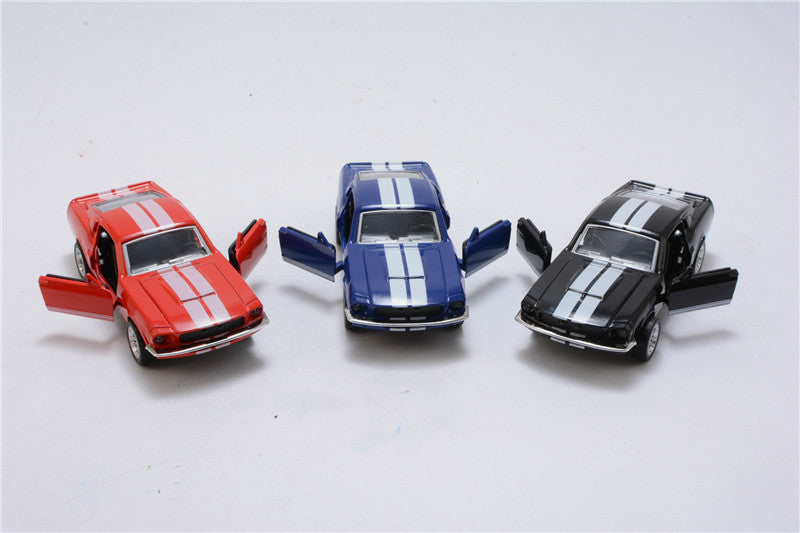 Mustang  Door Pull Back Alloy Car Alloy Toy Car Model