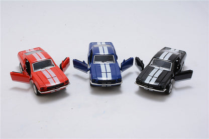 Mustang  Door Pull Back Alloy Car Alloy Toy Car Model