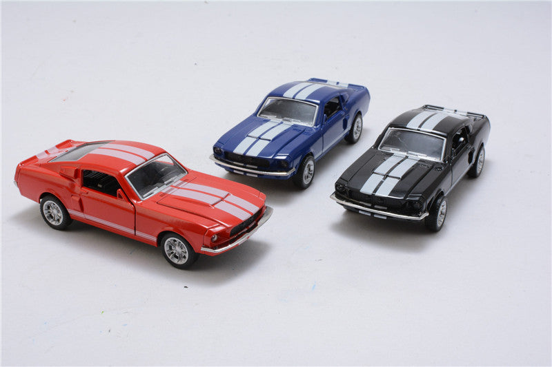 Mustang  Door Pull Back Alloy Car Alloy Toy Car Model