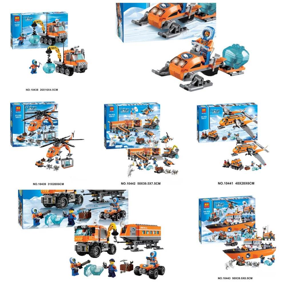 Polar Expedition Series Assembled Building Block Toys - Here2Save