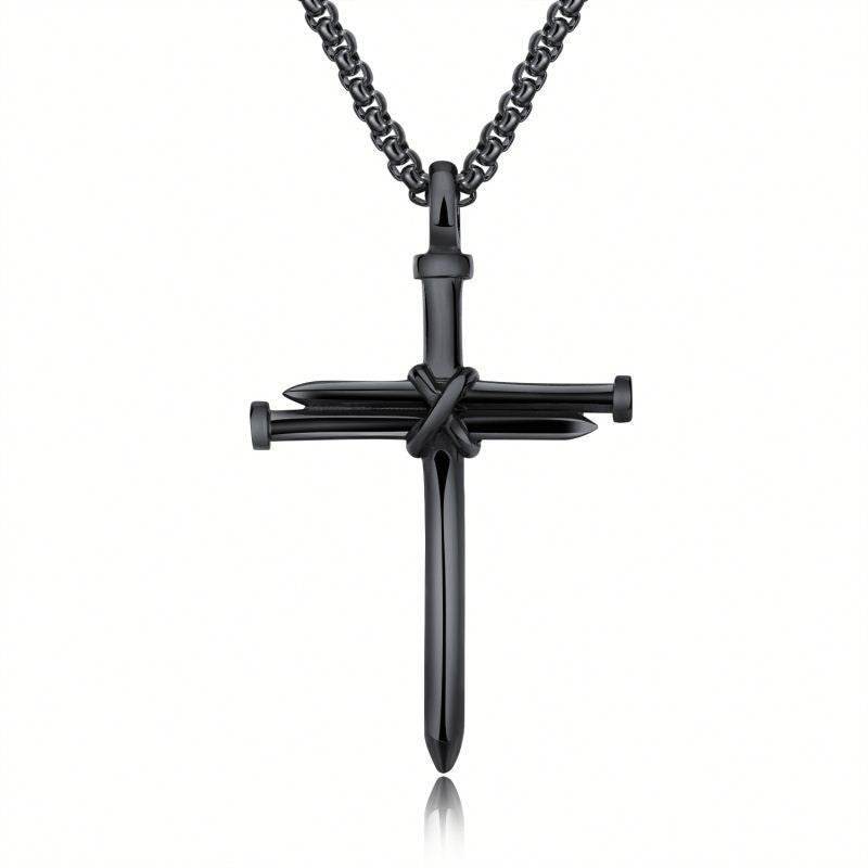 Stainless Steel Titanium Steel Alloy Nail Necklace - Here2Save