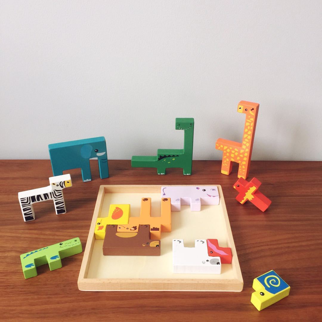 Creative Children's Building Blocks Wooden Educational Toys