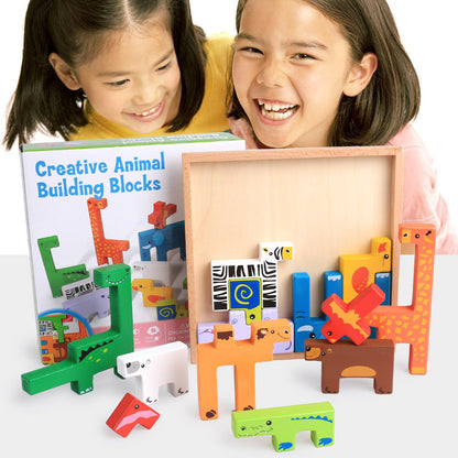 Creative Children's Building Blocks Wooden Educational Toys