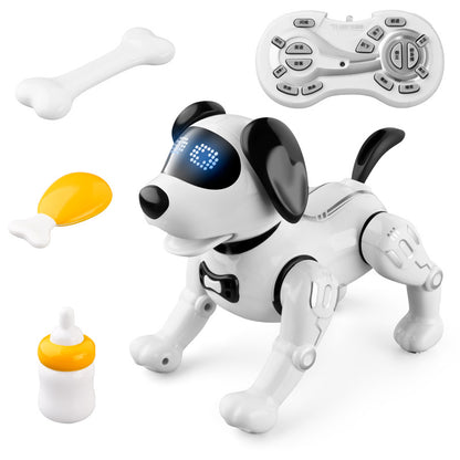 Perro Robot con Control remoto inteligente para niños, juguete educativo para edades tempranas, rompecabezas de interacción entre padres e hijos, mascota electrónica, regalo para chico