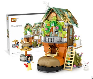 Christmas House Building Blocks  Children'S Toys Puzzle Assembling Creative Ornaments