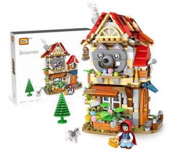 Christmas House Building Blocks  Children'S Toys Puzzle Assembling Creative Ornaments