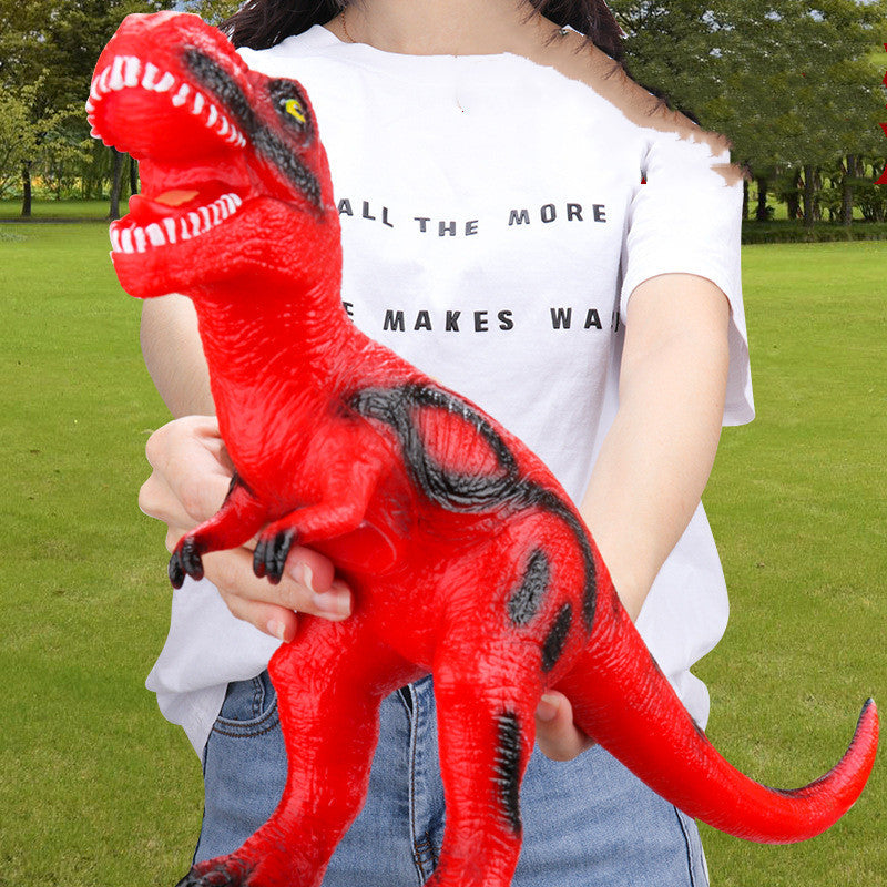 Children's Large Simulation Tyrannosaurus Soft Rubber Dinosaur Toy