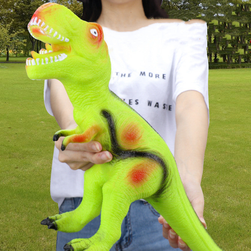 Children's Large Simulation Tyrannosaurus Soft Rubber Dinosaur Toy