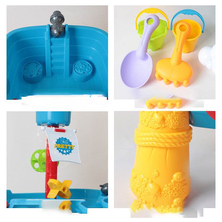 Summer Children'S Outdoor Large Play Sand And Water Beach Table - Here2Save