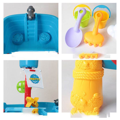 Summer Children'S Outdoor Large Play Sand And Water Beach Table - Here2Save