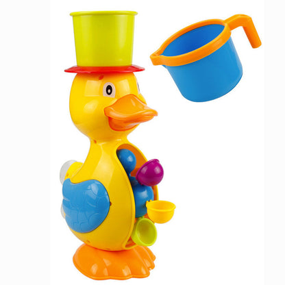 Baby Bath Toy Set With Rhubarb Duck