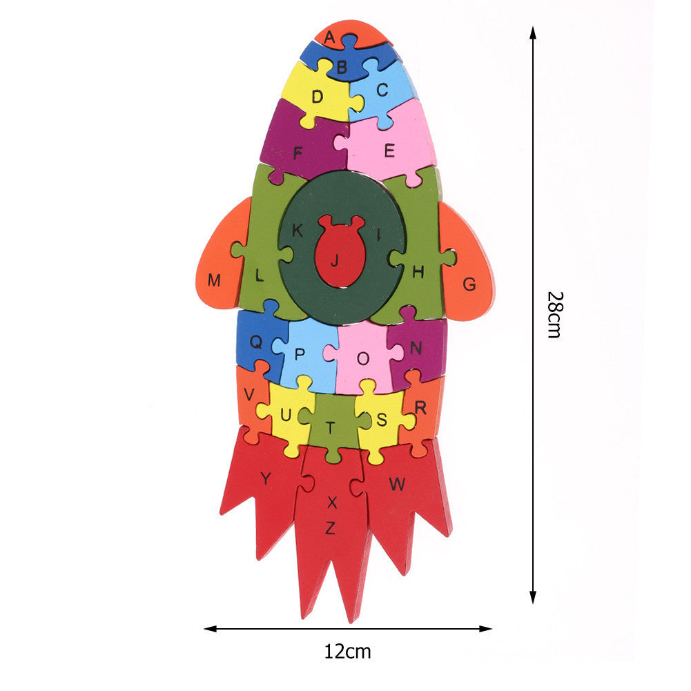 26 English Alphanumeric Enlightenment Cognitive Toys