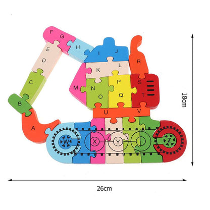 26 English Alphanumeric Enlightenment Cognitive Toys