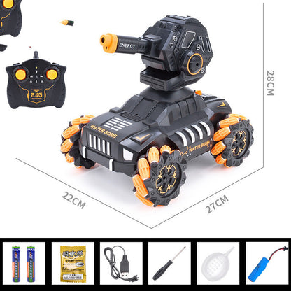 The Remote Control Tank Toy Car Can Be Charged By Launching Water Bombs