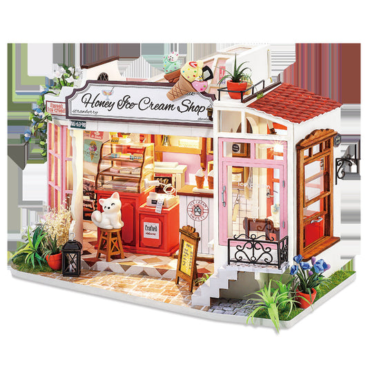 Hut Handmade Model Art House Leisure Time Afternoon Tea