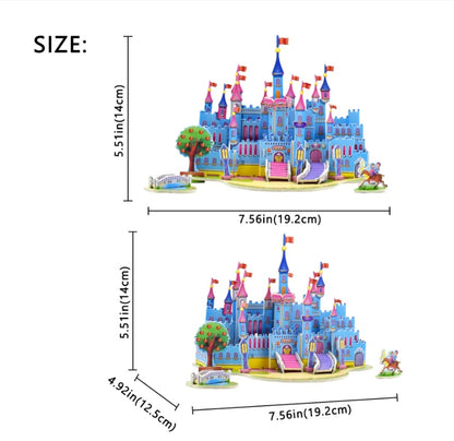 Children's 3D Puzzle Paper Educational Toys