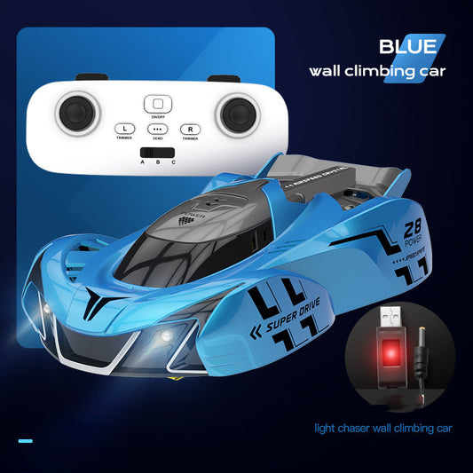 Children's Remote Control Car Wall Suction Car Four-wheel Drive Rechargeable Racing Car