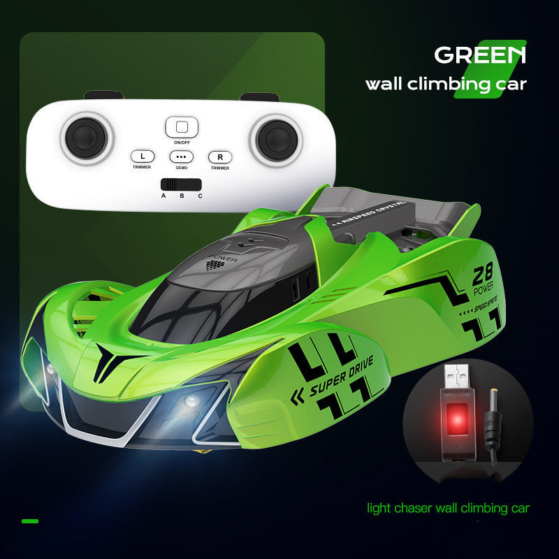 Children's Remote Control Car Wall Suction Car Four-wheel Drive Rechargeable Racing Car