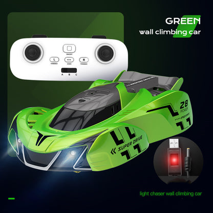 Children's Remote Control Car Wall Suction Car Four-wheel Drive Rechargeable Racing Car