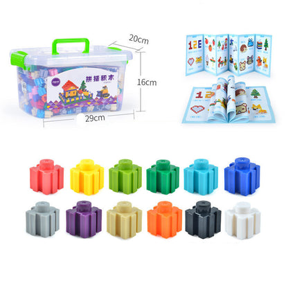 Particle Building Blocks Children's Fight Inserting Baby Early Education Educational Toys