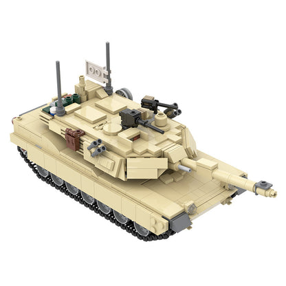 MOC Military Series MOC-36237 Abrams M1A2 Tank Compatible With  Puzzle Blocks