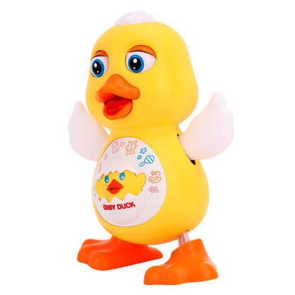 Musical electric swing little yellow duck