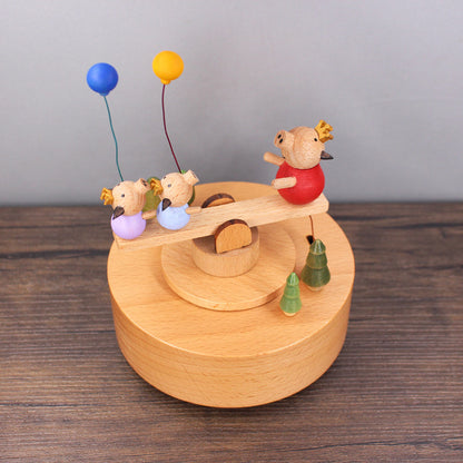 Wooden music box music box