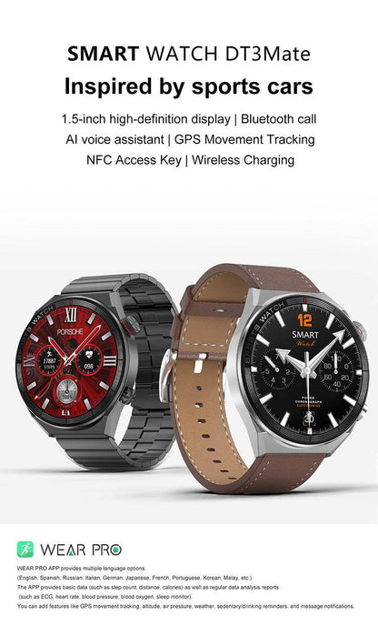 Smart Watch Bluetooth Calling Heart Rate Music Playback - Here2Save