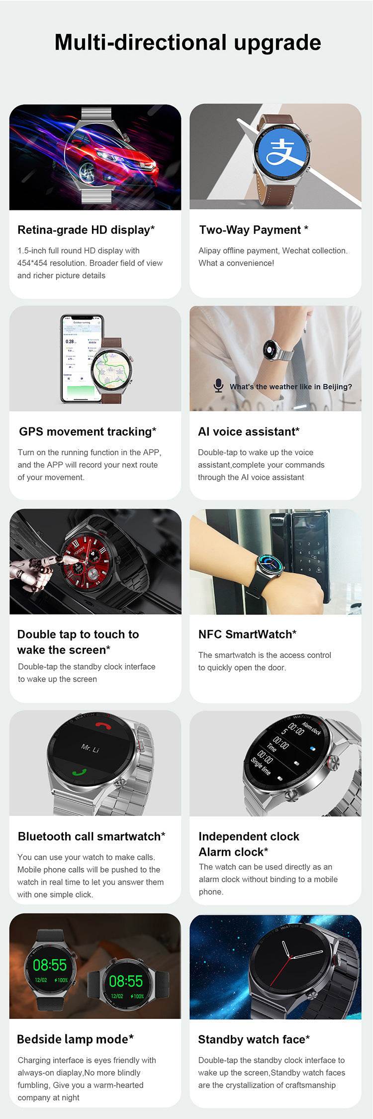 Smart Watch Bluetooth Calling Heart Rate Music Playback - Here2Save