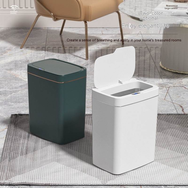 Polypropylene Smart Inductive Ashbin Kitchen With Lid Large Capacity - Here2Save