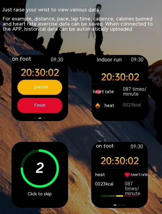 Smart Watch Bluetooth Calling Heart Rate Body Temperature Voice Assistant Smart Bracelet Sports Watch - Here2Save