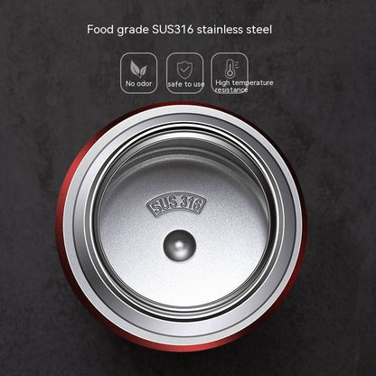 Stainless Steel Extra Long Insulation Lunch Box Bucket Simple - Here2Save