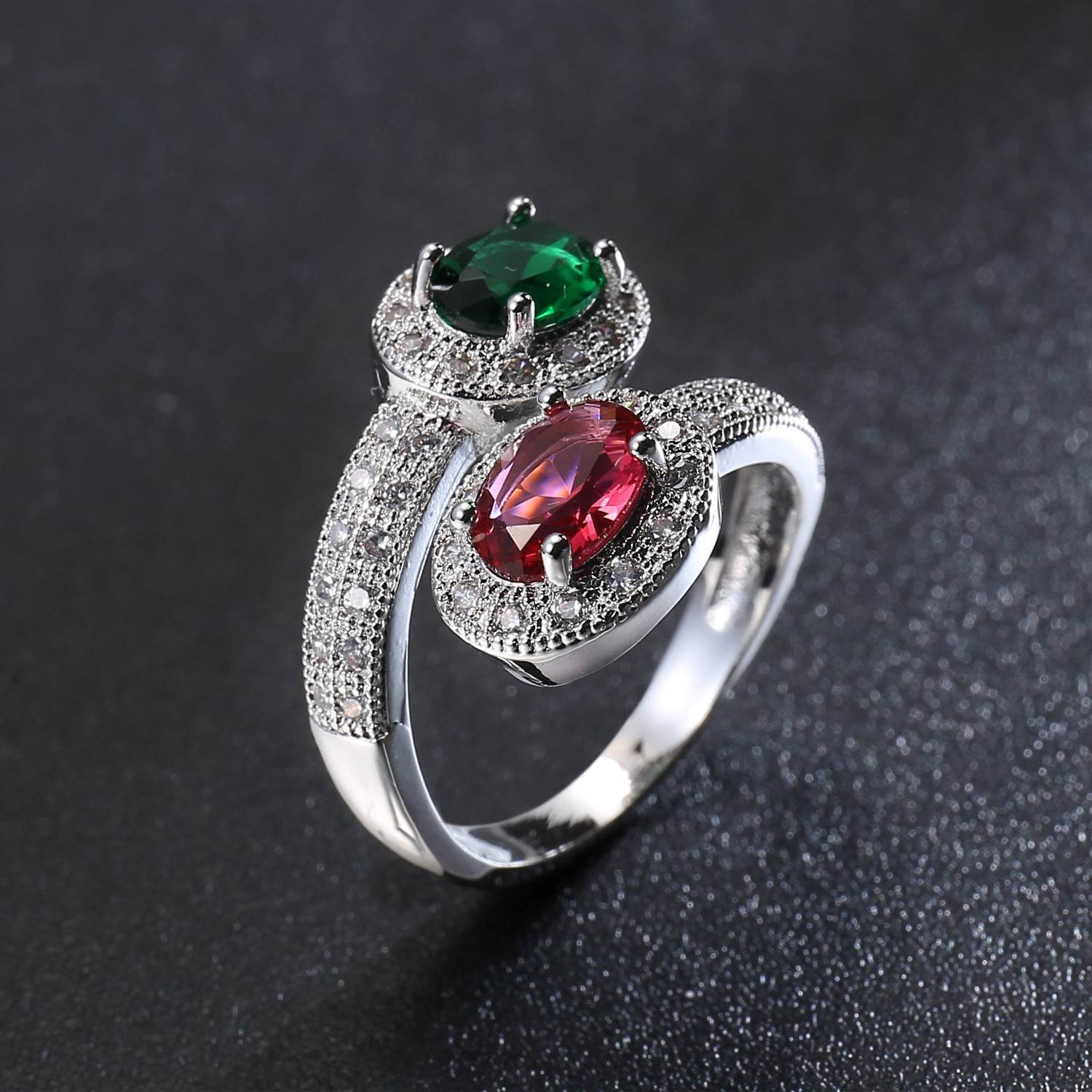 Fashion Personalized Zircon Ring For Women - Here2Save
