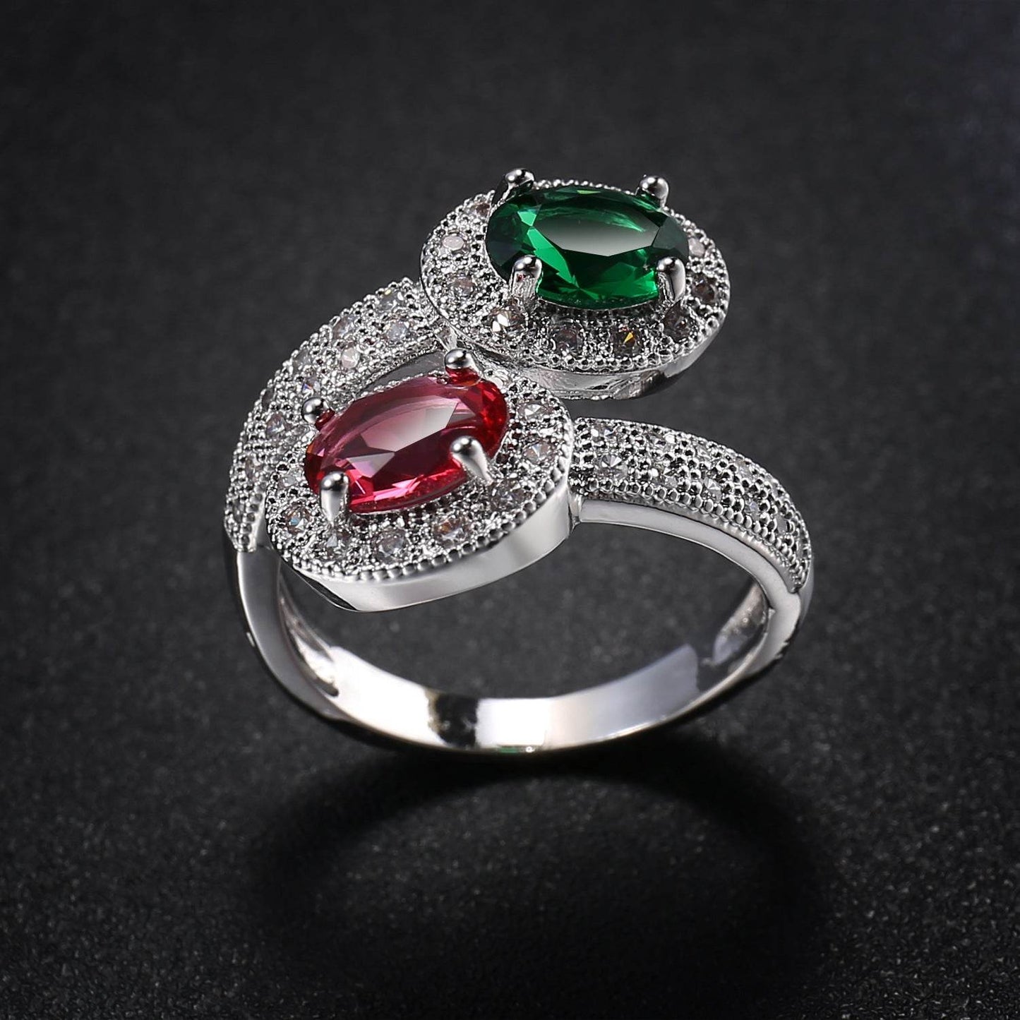 Fashion Personalized Zircon Ring For Women - Here2Save