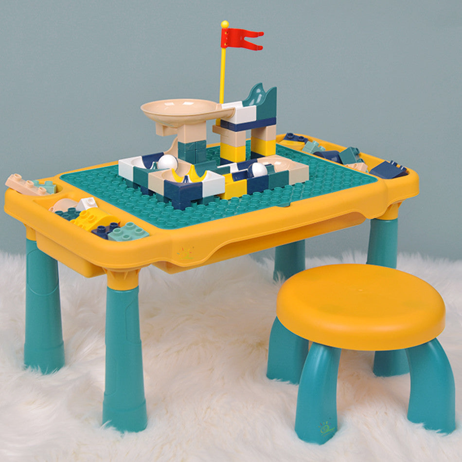 Kindergarten multifunctional small building table