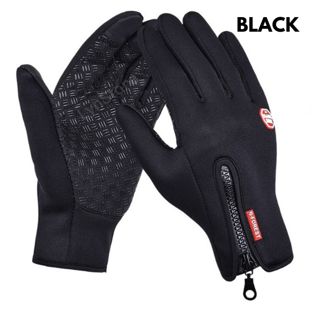 Winter Gloves Touch Screen Riding Motorcycle Sliding Waterproof Sports Gloves With Fleece - Here2Save