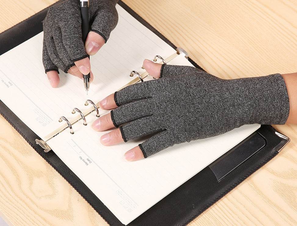Breathable Health Care Half Finger Gloves - Here2Save