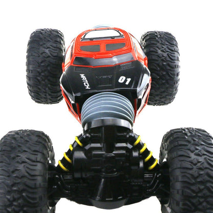 Double-sided Stunt Car  One-button Deformation Child Remote Control Car Off-road Vehicle Climbing Car