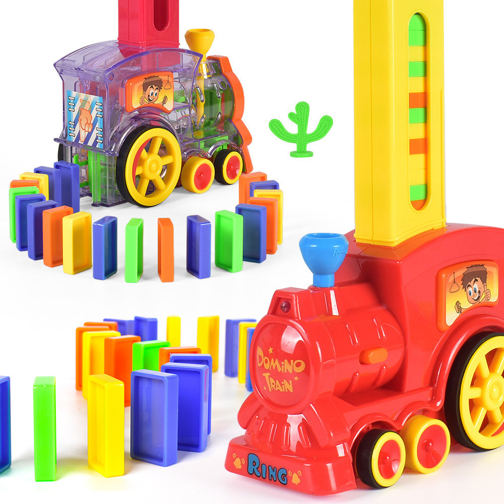 Transparent Domino Toy Train For Children