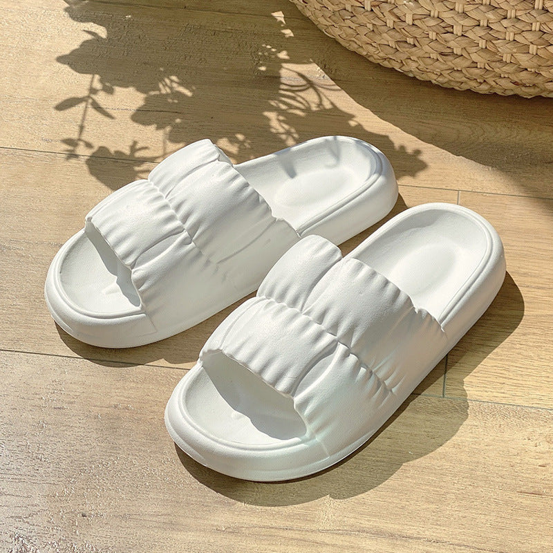 Women Home Shoes Bathroom Slippers Soft Sole Slides Summer Beach Shoes - Here2Save