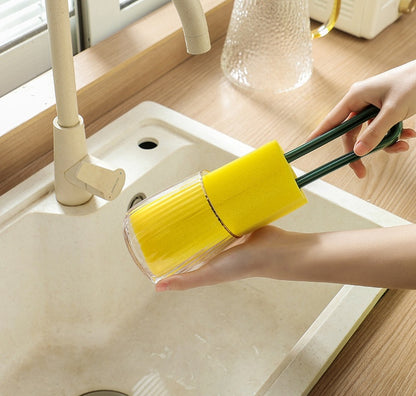 Extended Household Cleaning Cup Brush Without Dead Corner