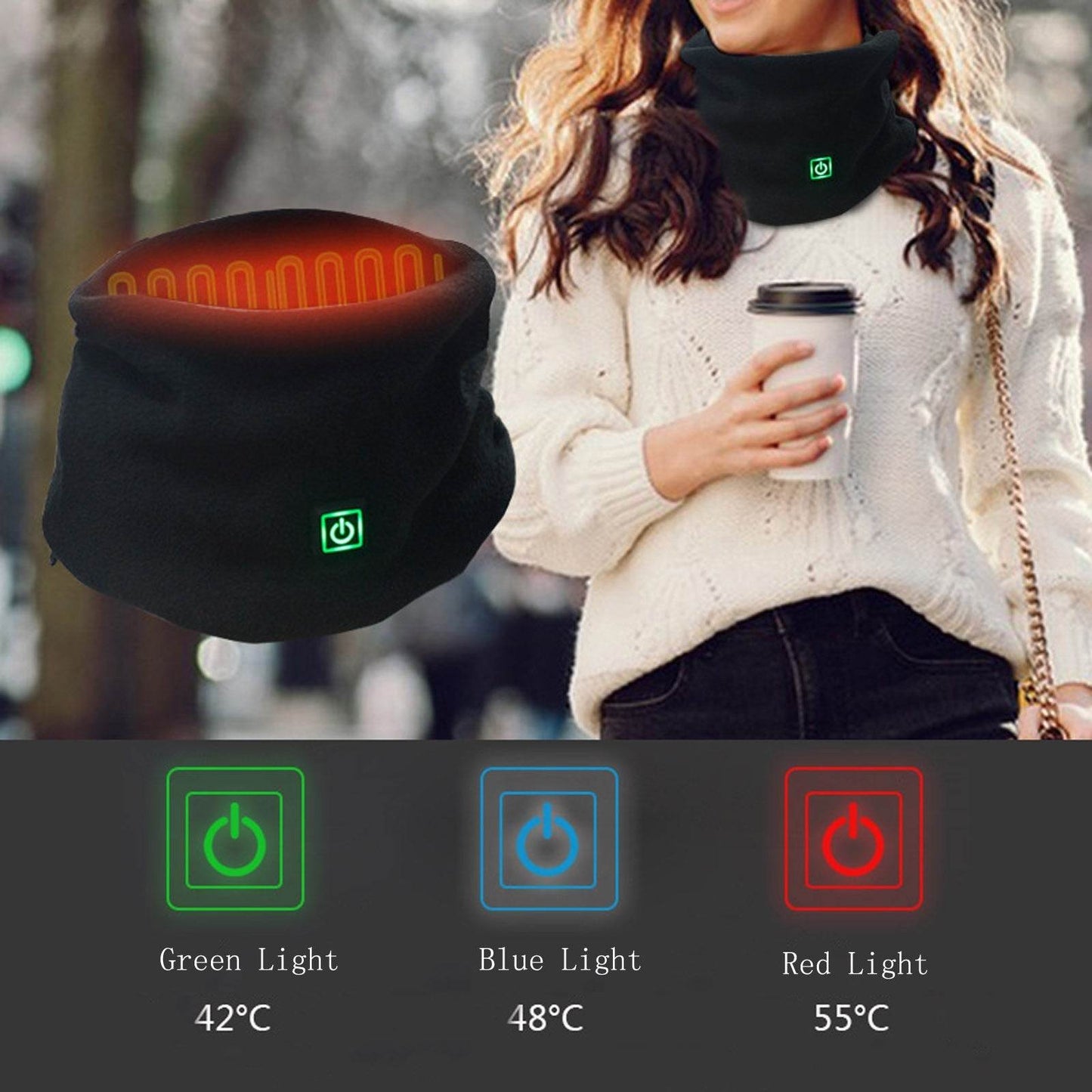 Sports Cold Proof Heating Neckband - Here2Save