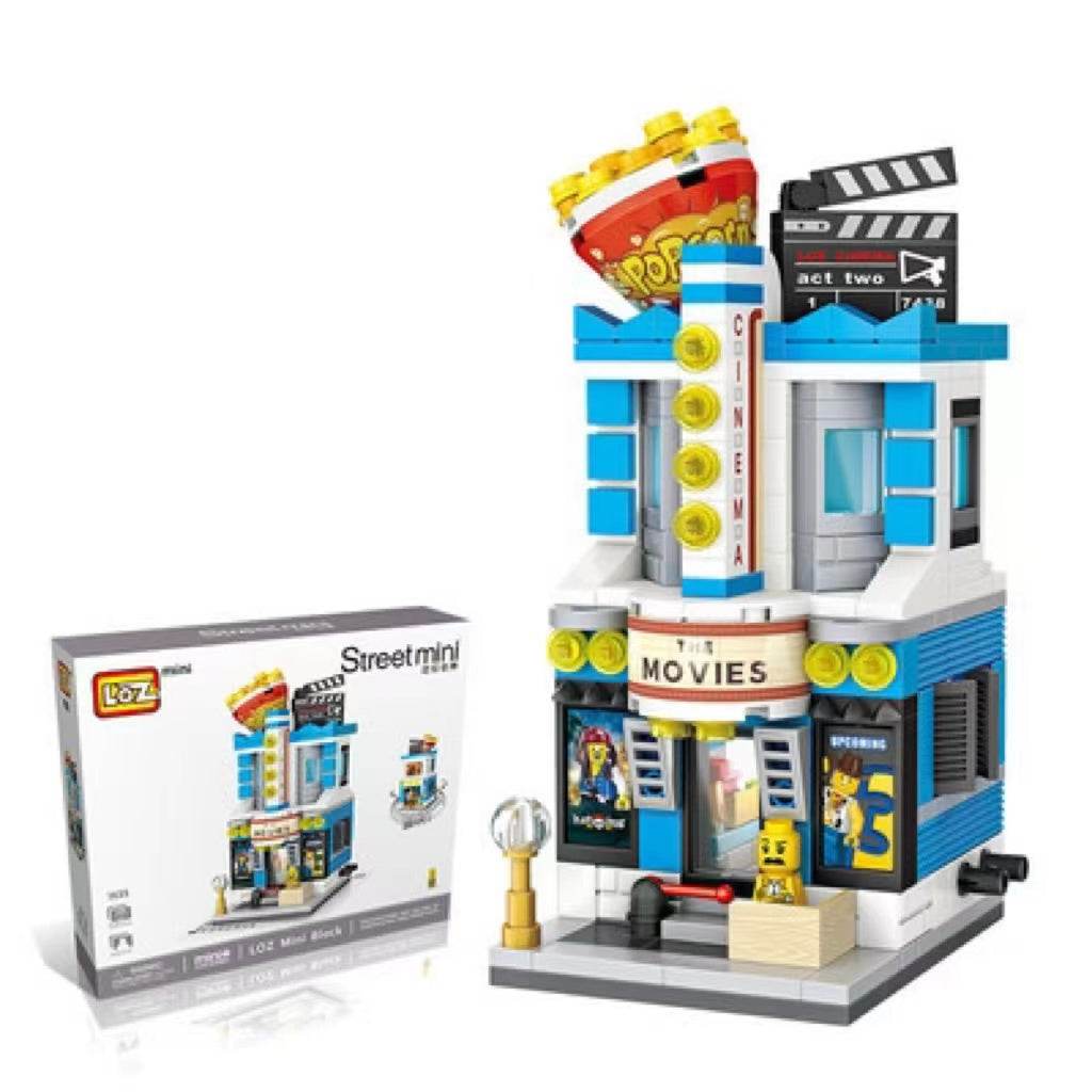 Street View Children's Small Particle Assembling Building Blocks Educational Toys - Here2Save