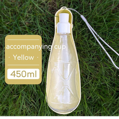 Pet Water Cup Outdoor Portable Folding Dog Water Bottle 550ml Large Capacity Medium To Large Dog Drinking Bottle - Here2Save