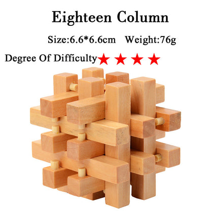 Kongming lock bamboo educational toy